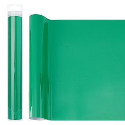 Зеленый Пленка теплопередачи пвх, чистый утюг на виниле, зелёные, 918x306x0.2 мм