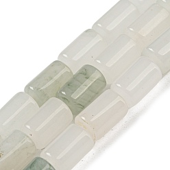 Autres Jades Chapelets de perles en jade naturel, colonne, 10x6mm, Trou: 0.8mm, Environ 40 pcs/chapelet, 15.67'' (39.8 cm)