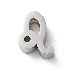 Лео Созвездие 304 подвески из нержавеющей стали, Лев, 9x8x3 мм, отверстие : 2 мм