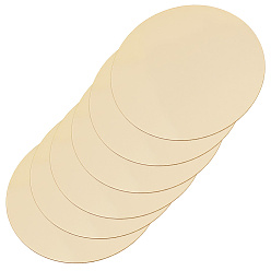 Без Покрытия Латунный лист, латунные диски, плоско-круглые, сырой (без покрытия), 50x0.5 мм