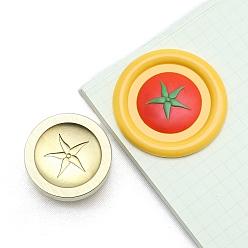 Помидор Круглые латунные головки штампа, золотые, помидор, 25 мм