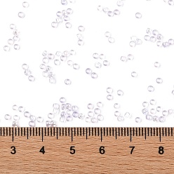 (477) Dyed AB Lavender Mist TOHO Round Seed Beads, Japanese Seed Beads, (477) Dyed AB Lavender Mist, 11/0, 2.2mm, Hole: 0.8mm, about 50000pcs/pound