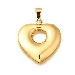 Золотой 304 подвески из нержавеющей стали, шарма сердца, золотые, 31x28x7 мм, отверстие : 4x8 мм