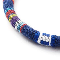 Mixed Color Ethnic Cord Anklet for Girl Women, Adjustable Cloth Rope Anklet, Mixed Color, Inner Diameter: 2.95~3.74 inch(75~95mm)