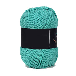 Бирюза 4 пряжа из молочного акрилового волокна для тафтинговых ковриков, пряжа амигуруми, пряжа для вязания крючком, для свитера, шапки, носков, детских одеял, бирюзовые, 2.5 мм, около 113.74 ярдов (104 м) / моток