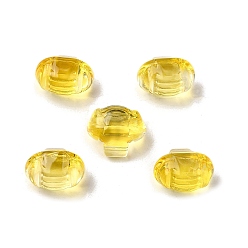 Золотистый Стеклянные бусины, гриб, золотые, 14.5x17x12 мм, отверстие : 1.2 мм