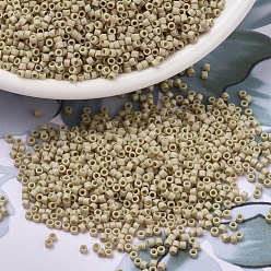 (DB2301) Matte Opaque Glazed Moth Wing AB MIYUKI Delica Beads, Cylinder, Japanese Seed Beads, 11/0, (DB2301) Matte Opaque Glazed Moth Wing AB, 1.3x1.6mm, Hole: 0.8mm, about 2000pcs/bottle, 10g/bottle