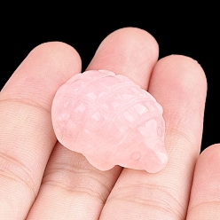 Розовый Кварц Резные фигурки панголина из натурального розового кварца, для украшения рабочего стола домашнего офиса, 26x18 мм