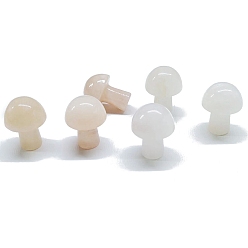 Розовый Авантюрин Фигурки целебных грибов из натурального розового авантюрина, Украшения из камня с энергией Рейки, 20 мм