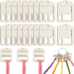 Дом 2 сумки деревянные нити намотки доски, организатор мулине, с кольцами на петлях из железа с вкладными листами из ПК, дом, 1 мм