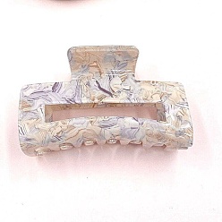 Нектар Прямоугольные акриловые заколки с большими когтями для густых волос, нектар, 45x81x44 мм