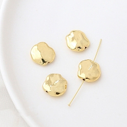 Цветок Spacer бисер латунные, золотые, цветок, 12x12 мм, отверстие : 2 мм