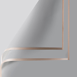 Светло-серый Пномпень желейная пленка матовая пластиковая бумага оберточная бумага для цветов, полупрозрачная водостойкая бумага для цветочных букетов, diy crafts, светло-серый, 580x580 мм