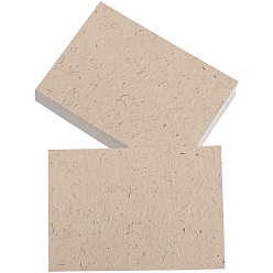 пшеница Поздравительная открытка из экологически чистой бумаги, прямоугольные, цвет пшеницы, 127x89x0.3 мм, 30 шт / комплект