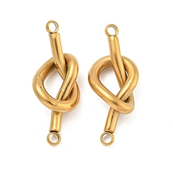 Золотой 304 подвески-узелки из нержавеющей стали, золотые, 21.5x9x5 мм, отверстие : 1.4 мм