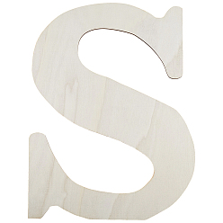 Letter S Необработанные листы МДФ, Письмо с, 395x295x0.4 мм