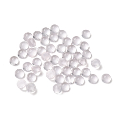 Розовый Кварц Природного розового кварца кабошонов, полукруглый, 3x1.7 мм