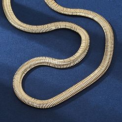 Настоящее золото 18K Ожерелье из латунных цепочек в елочку для мужчин и женщин, без кадмия и без свинца, реальный 18 k позолоченный, 17.87 дюйм (45.4 см)