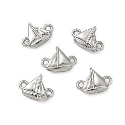 Нержавеющая Сталь Цвет 304 ссылки нержавеющей стали, подвески-соединители для парусников, не тускнеет, цвет нержавеющей стали, 6.5x8.5x2.5 мм, отверстие : 0.8 мм