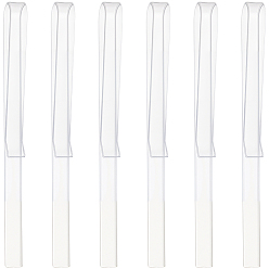 Прозрачный Акриловый клип для фортепианной музыки, прозрачные, 217x15x17 мм