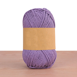 Лиловый Хлопчатобумажные нити, для вязания крючком принадлежности, сирень, 2 мм, около 92.96 ярдов (85 м) / моток