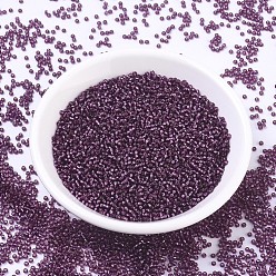 (RR1342) Dyed Silverlined Raspberry MIYUKI Round Rocailles Beads, Japanese Seed Beads, 11/0, (RR1342) Dyed Silverlined Raspberry, 11/0, 2x1.3mm, Hole: 0.8mm, about 5500pcs/50g