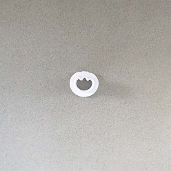 Цветок Пластиковые пластилиновые инструменты, резцы глины, инструменты моделирования, серый, цветок, 0.7x0.8 см