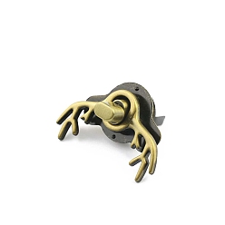 Античная Бронза Застежки-защелки для деревянных ящиков из цинкового сплава, шкатулка застежка, античная бронза, 25x40x15 мм