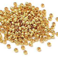 Настоящее золото 18K Разделительные бусины из латуни Shegrace, рондель, долговечный, без кадмия, без никеля и без свинца, реальный 18 k позолоченный, 2x1.5 мм, отверстие : 1.2 мм, о: 680шт / сумка