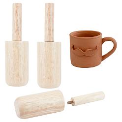 Цвет Древесины 1наборы деревянных форм, инструменты моделирования, для керамического ремесла, колонка, деревесиные, 215~220x58.5~63.5 мм