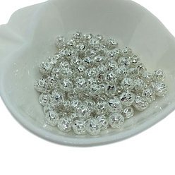 Серебро Латунные полые шарики, долговечный, круглые, серебряные, 3/8 дюйм (8 мм)