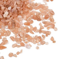 Солнечный Камень Натуральный бисер, без отверстия , чип, 3~8x3~4.5x0.1~3 мм, Около 7142~20000 шт / 1000 г