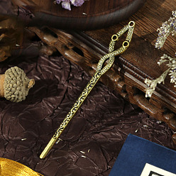 Античное Золото Сплав нитевдеватели для швейных машин, инструмент для быстрого шитья нитевдевателя иглы, античное золото , 92x12.2 мм