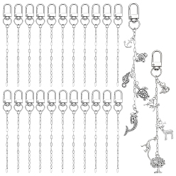 Платина 60 поворотные застежки из сплава шт., с медными цепями, платина, 115 мм