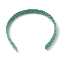 Meergrün Haarschmuck einfache Plastik Haarband Befunde, keine Zähne, mit Samt, Meergrün, 122 mm