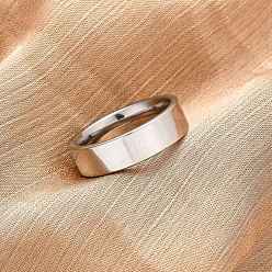 Нержавеющая Сталь Цвет 201 из нержавеющей стали кольца перста широкополосного, вакуумное покрытие pvd, цвет нержавеющей стали, 6 мм, внутренний диаметр: 18 мм