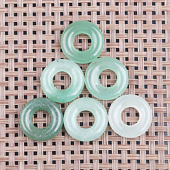 Aventurin Natürlichen grünen Aventurin Anhänger, Donut Charms, 20 mm, Innendurchmesser: 8 mm