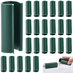 Dark Green 32Pcs PP & PVC Summer Clamp, Row Cover Pool Cover Clamp, Awning Clip, Dark Green, 61x15mm, Inner Diameter: 12mm