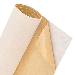 Персиковый Слойка Самоклеящаяся бархатная флокирующаяся ткань, для ювелирного ящика ремесло ткань кожура палочка, розовые, 25x0.08 см