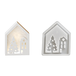 Дом Силиконовые формы, изготовление украшений, формы для литья смолы, для уф-смолы, изготовление ювелирных изделий из эпоксидной смолы, дом, 121x91x7 мм