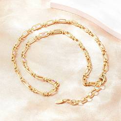 Pink 5ММ латунная цепочка с овальными звеньями, инкрустированная кубическим цирконием, без кадмия и без свинца, стойки покрытие, долговечный, реальный 18 k позолоченный, розовые, 18.19 дюйм (46.2 см)