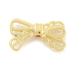 Золотой Наберешь металлизации шарики сплава, бантом, золотые, 15.5x24.5x5 мм, отверстие : 1.8 мм