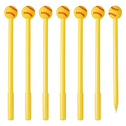 Sports 8Pcs Ball Series Cartoon Stainless Steel Pens, Softball, 176x21mm