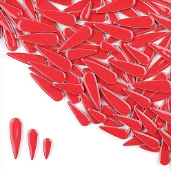 Светло-Вишневый 3 стили фарфоровая мозаичная плитка в форме капли, для поделок из мозаики своими руками, рамки для картин и многое другое, светло-вишневый, 21~40x8~12x4 мм, около 100 г / набор