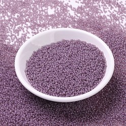 (RR2373) Transparent Thistle Luster MIYUKI Round Rocailles Beads, Japanese Seed Beads, (RR2373) Transparent Thistle Luster, 11/0, 2x1.3mm, Hole: 0.8mm, about 1100pcs/bottle, 10g/bottle