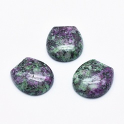 Ruby in Zoisite Natural Ruby in Zoisite Cabochons, 22x20x6~6.5mm