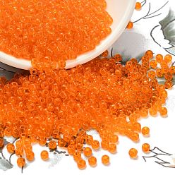 (10B) Transparent Hyacinth Тохо 8/0 круглые бусины, японский бисер, (10 б) прозрачный гиацинт, 3 мм, отверстие : 1 мм, Около 10000 шт / фунт