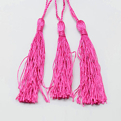 Camellia Tassels Decorations, Camellia, 135x6mm, about 100strands/bundles