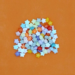 Star Sealing Wax Particles, for Retro Seal Stamp, Mixed Color, Star, 9.5x8.5x6mm, 100pcs/bag