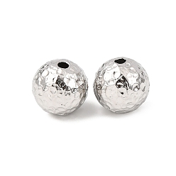 Нержавеющая Сталь Цвет Текстурированные 304 шарики из нержавеющей стали, круглые, цвет нержавеющей стали, 10 мм, отверстие : 1.8 мм